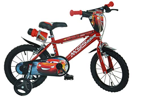 Dino Bikes 416U-CS3 Cars 3 Bicicleta de 12", rojo, 16"