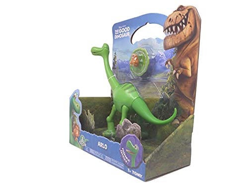 Dinosaurio de juguete "Arlo Disney" con mini personajes – Dinosaurio de 19 cm personajes Disney pequeños 3 cm – Muñecos Disney Dinosaurios juguete de plástico el buen viaje de Arlo Pixar mini juguetes