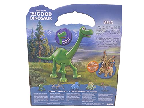 Dinosaurio de juguete "Arlo Disney" con mini personajes – Dinosaurio de 19 cm personajes Disney pequeños 3 cm – Muñecos Disney Dinosaurios juguete de plástico el buen viaje de Arlo Pixar mini juguetes