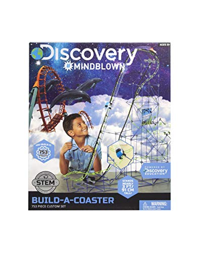 Discovery- Construye, construcciones para niños, maquetas para Montar, montaña Rusa de Juguete, Color Verde (6000435)