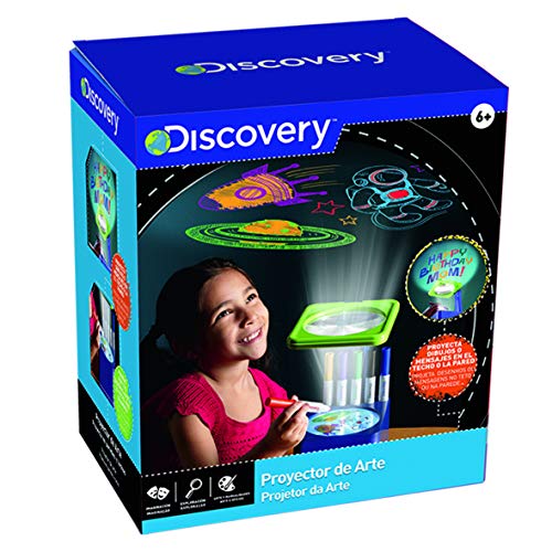 Discovery - Proyector de Arte, Proyectores para Dibujar, Juegos Educativos 6 Años, Smart Games, Regalos Originales.