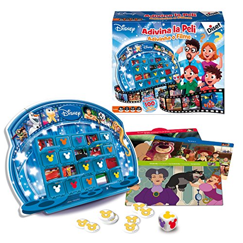 Diset - Disney Adivina la película, Juego de mesa familiar a partir de 4 años