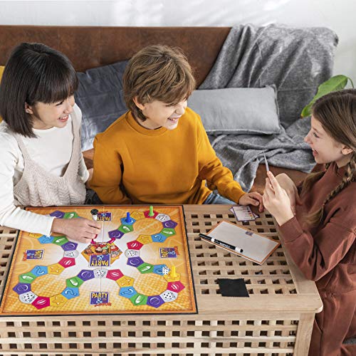 Diset- Juego Party & co Junior, Juego de mesa infantil multiprueba a partir de 8 años