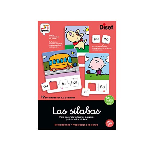 Diset - Las Sílabas - Juego educativo para aprender las letras y el abecedario para niños a partir de 5 años