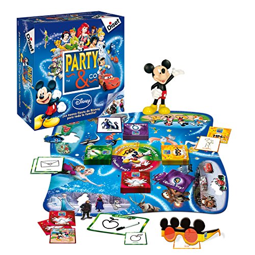 Diset- Party & Co Disney - Juego de mesa familiar multiprueba a partir de 4 años