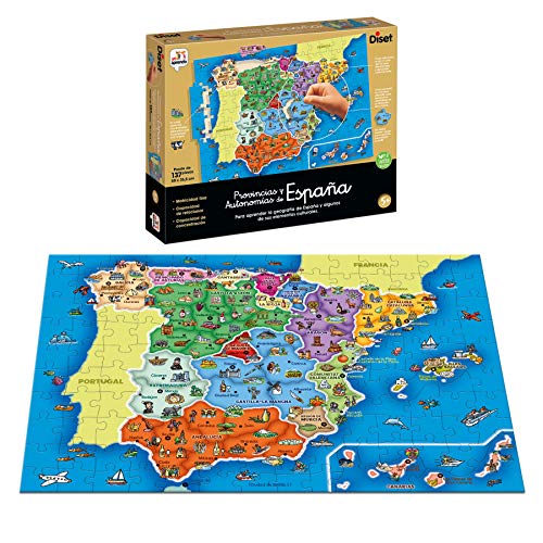 Diset - Provincias y Autonomías de España, Puzzle educativo para aprender la geografía española a partir de 5 años