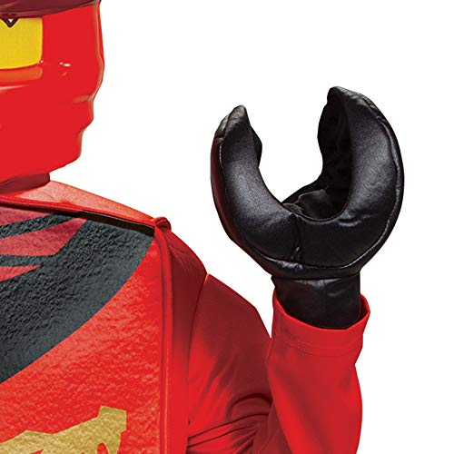 Disguise Disfraz Niño Ninjago Kai Rojo Deluxe, Disfraz Superhéroe Niño Disponible En Talla L