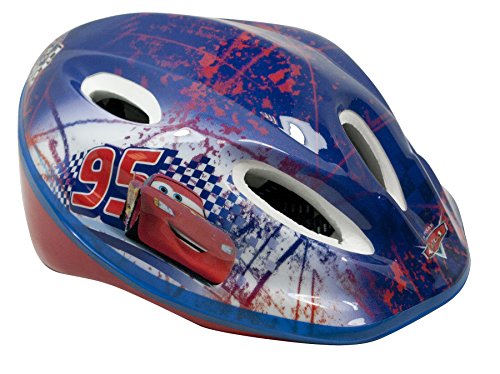 Disney 35511 Cars 2 Casco de Ciclista Infantil (52-56 cm), Multicolor