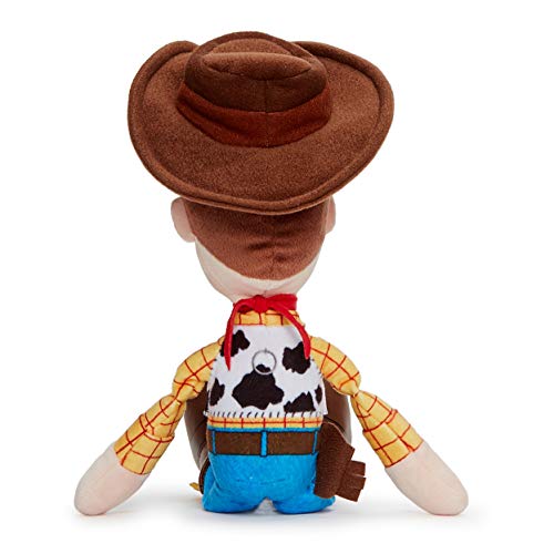 Disney 37267 Pixar Toy Story 4 Woody Soft Doll en Caja de Regalo 25 cm, Color Azul