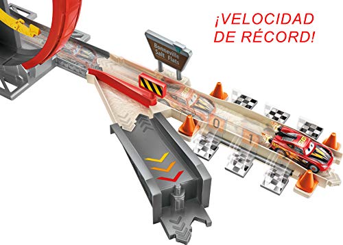 Disney Cars 3 pista de coches Super Looping XRS Rocket Racing (Mattel GJW44)