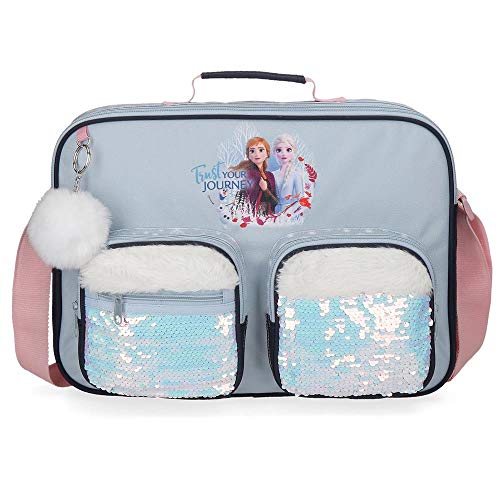 Disney Cartera Escolar Frozen Trust Your Journey, Azul