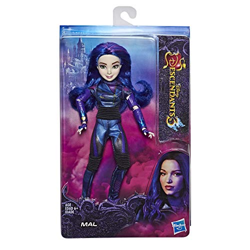 Disney Descendants Mal Doll, Inspired 3, Fashion Doll for Girls