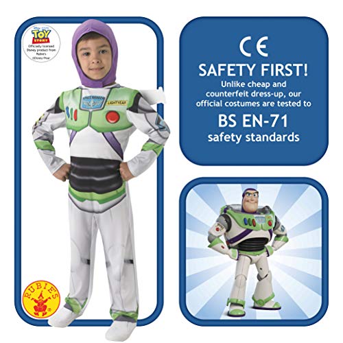 Disney - Disfraz Buzz Lightyear para niños, talla L (I-610386L)