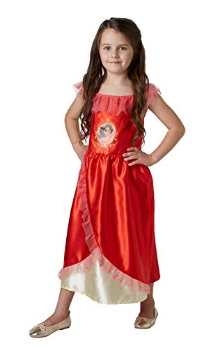 Disney - Disfraz de Elena de Avalor para niña, infantil 5-6 años (Rubie's 630038-M)