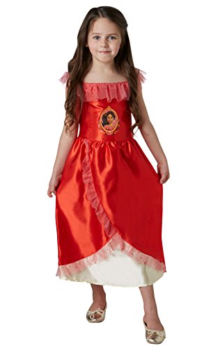 Disney - Disfraz de Elena de Avalor para niña, infantil 5-6 años (Rubie's 630038-M)