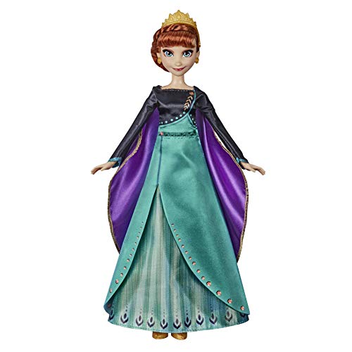 Disney E8881XG0 Frozen Traummelodie Anna - Muñeca Cantando la canción So wird's Immer Sein de la película Disney Frozen 2, Juguete para niños