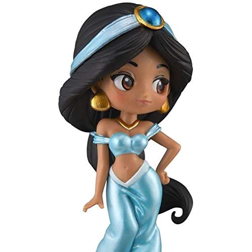 Disney- Figura QPOSKET Jasmine 7 CM Aurora, Multicolor (1)