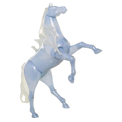 Disney Frozen 2: Caballo esperitual Grande (38 cm) de Elsa; Nokk acuatico Que se Ilumina y con Efectos de Sonidos