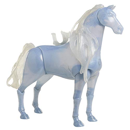 Disney Frozen 2: Caballo esperitual Grande (38 cm) de Elsa; Nokk acuatico Que se Ilumina y con Efectos de Sonidos