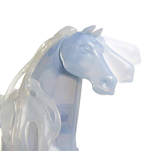 Disney Frozen 2: Caballo esperitual Grande (38 cm) de Elsa; Nokk acuatico Que se Ilumina y con Efectos de Sonidos