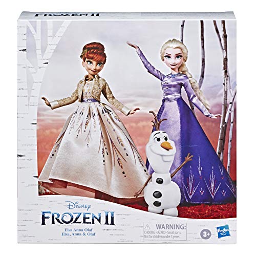 Disney- Frozen 2 Elsa Anna y Olaf Multipack (Hasbro E8749EP5) , color/modelo surtido