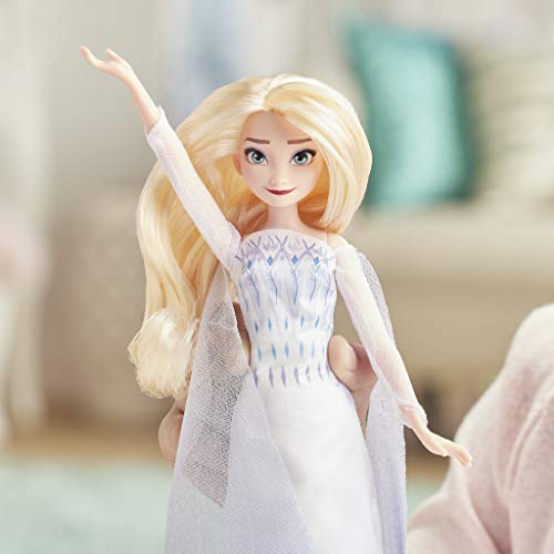 Disney Frozen 2 Muñeca Cantarina Elsa, Color a (Hasbro E8880TG0)