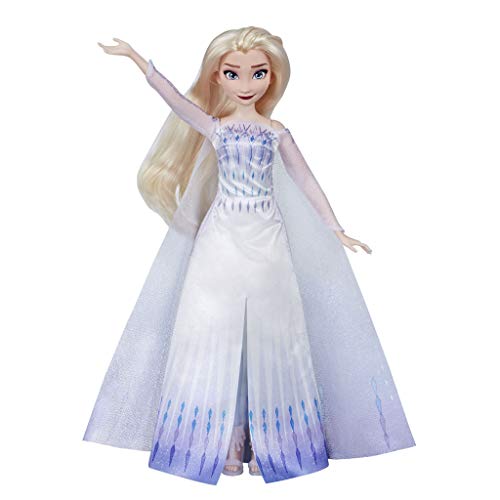 Disney Frozen 2 Muñeca Cantarina Elsa, Color a (Hasbro E8880TG0)