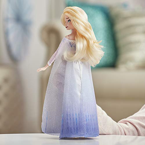 Disney Frozen Muñeca Musical de la Aventura Elsa Cantando, Canta la canción 'Show Yourself' de Disney Frozen 2 Movie, Elsa Toy para niños