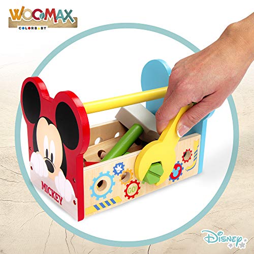 Disney - Maletin herramientas 24 piezas Caja herramientas Juguetes Bricolaje Construccion - Juguetes niños 3 años Juguetes educativos Juego Imitación infantil Juguetes Disney