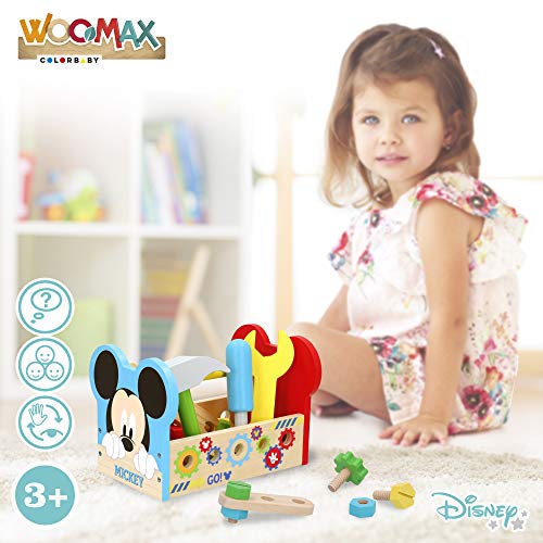 Disney - Maletin herramientas 24 piezas Caja herramientas Juguetes Bricolaje Construccion - Juguetes niños 3 años Juguetes educativos Juego Imitación infantil Juguetes Disney