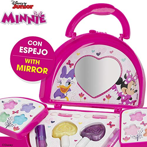 Disney - Maletín maquillaje Minnie Mouse para niños y niñas, Pintauñas Niñas, Manicura juguete (77200)