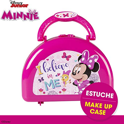 Disney - Maletín maquillaje Minnie Mouse para niños y niñas, Pintauñas Niñas, Manicura juguete (77200)