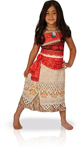 Disney Moana - Disfraz de Vaiana para niña, infantil 7-8 años (Rubie's 630511-L)