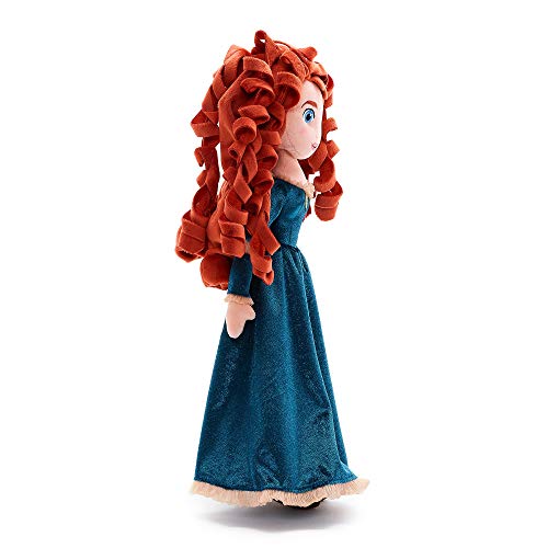 Disney Pixar Brave Merida - Muñeca de juguete suave, 48 cm, con características faciales bordadas, pelo rizado y vestido icónico de terciopelo, apto para todas las edades