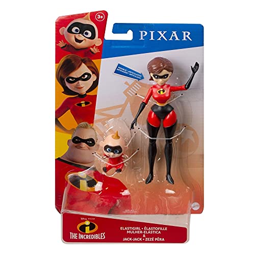 Disney Pixar muñeco figura Los Increibles Elastigirl y Jack Jack (Mattel GLX85) , color/modelo surtido