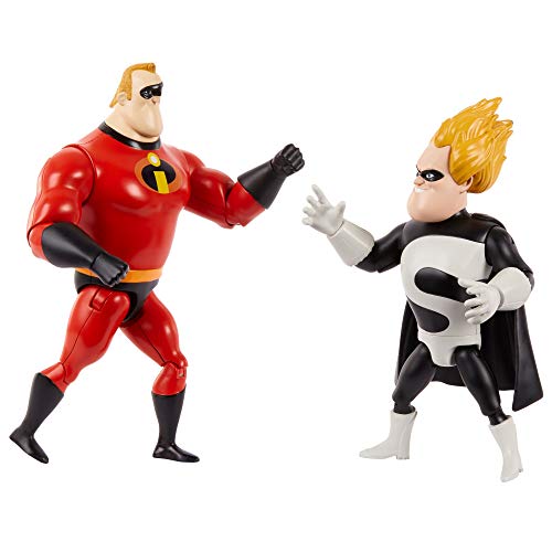 Disney Pixar Pack de Dos Figuras de Los Increibles (Mattel GMD18)