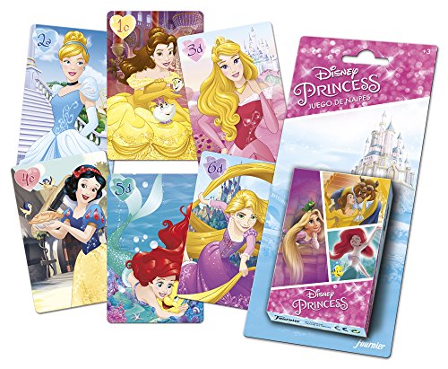 Disney Princesas Princess Baraja de Cartas Infantil, Multicolor (Naipes Heraclio Fournier 1034800)