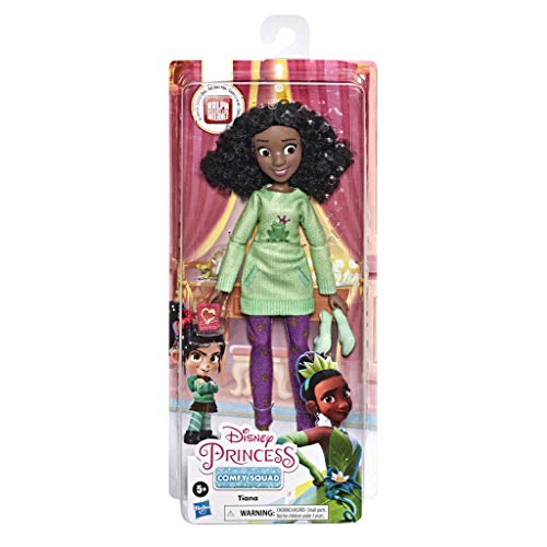 Disney Princess - Comfy Squad Muñeca Tiana (Hasbro, E8403EL2)