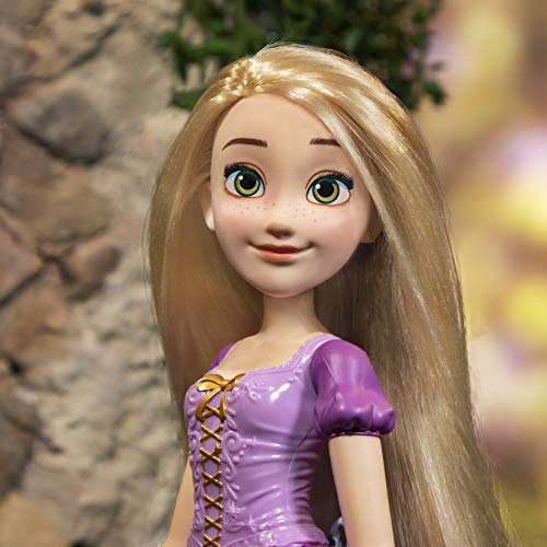 Disney Princess Long Locks Rapunzel, muñeca de Moda con Pelo Rubio de 45 cm de Largo, Juguete de Princesa para niñas de 3 años en adelante