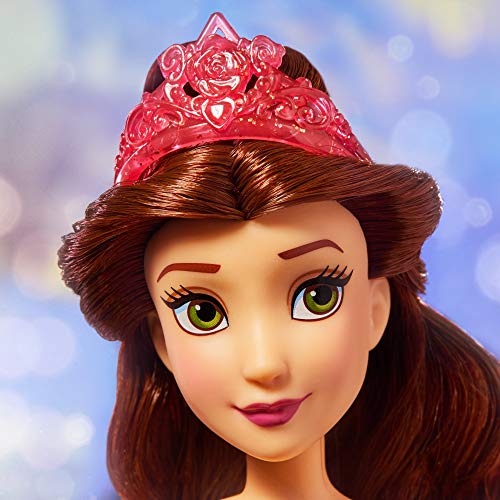 Disney Princess Muñeca de Bella Royal Shimmer, muñeca con Falda y Accesorios, Juguetes para niños a Partir de 3 años