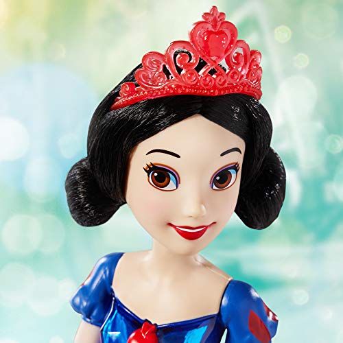 Disney Princess Muñeca de Blancanieves Royal Shimmer, muñeca con Falda y Accesorios, Juguetes para niños a Partir de 3 años