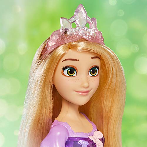 Disney Princess Muñeca de Rapunzel Royal Shimmer, muñeca con Falda y Accesorios, Juguetes para niñas a Partir de 3 años