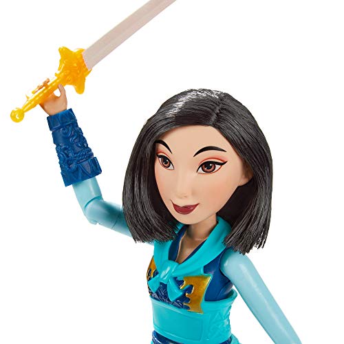 Disney Princess Muñeca Mulan Guerrera (Hasbro E86285L0)