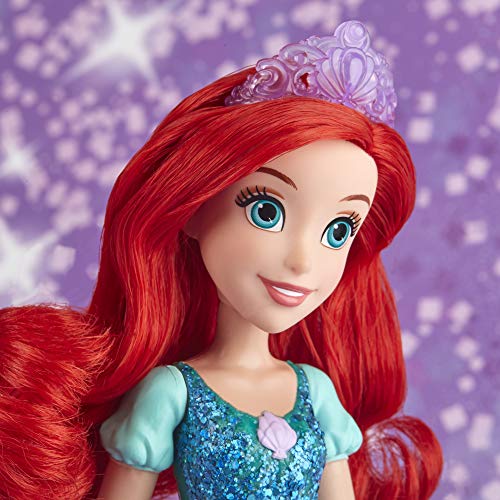 Disney Princess Princess Brillo Real Ariel (Hasbro E4156ES2) , Color/Modelo Surtido