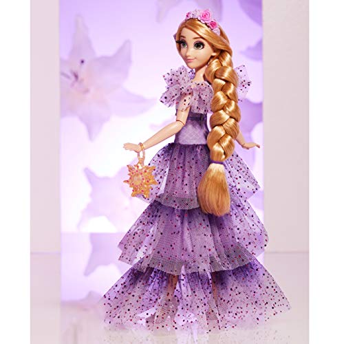 Disney Princess Style Series Rapunzel - Muñeca de Moda, Estilo contemporáneo con Diadema, Monedero y Zapatos, Juguete para niñas de 6 años en adelante