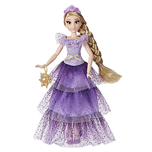 Disney Princess Style Series Rapunzel - Muñeca de Moda, Estilo contemporáneo con Diadema, Monedero y Zapatos, Juguete para niñas de 6 años en adelante