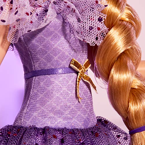 Disney Princess Style Series Rapunzel - Muñeca de Moda, Estilo contemporáneo con Diadema, Monedero y Zapatos, Juguete para niñas de 6 años en adelante