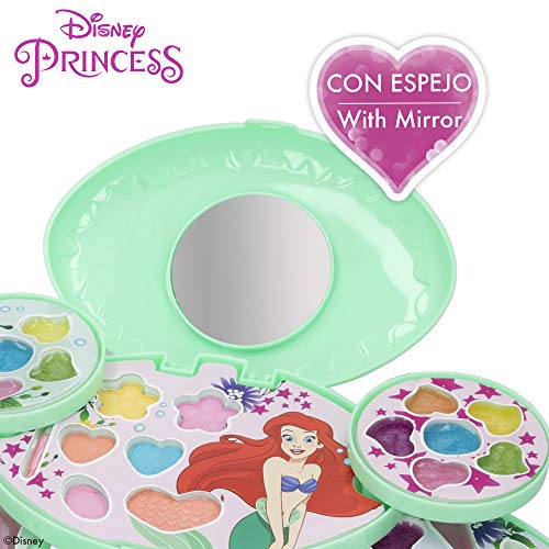 Disney - Set maquillaje Princesas Disney para niños y niñas, Juego de maquillaje para niñas 5-6-7 años, Pintauñas niñas Manicura juguete (77211)