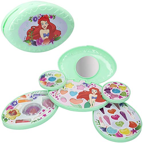 Disney - Set maquillaje Princesas Disney para niños y niñas, Juego de maquillaje para niñas 5-6-7 años, Pintauñas niñas Manicura juguete (77211)