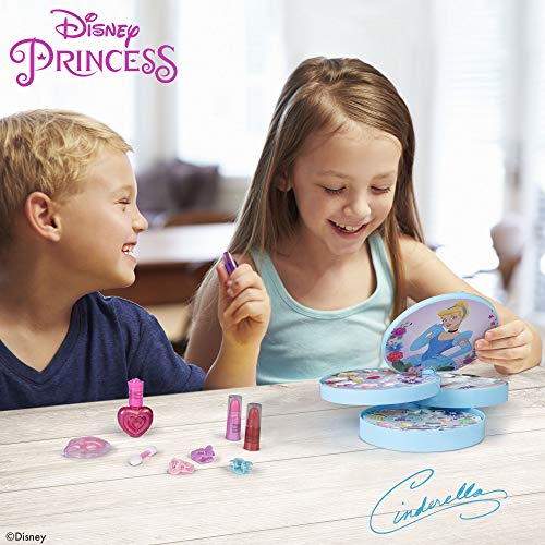 Disney - Set maquillaje Princesas Disney para niños y niñas, Pintauñas niñas Manicura juguete (77210)